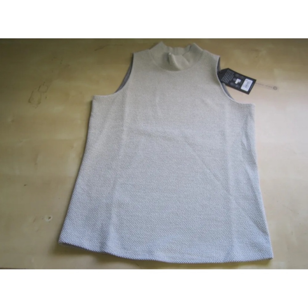 Anatomie Dulce ladies small ivory black sleeveless top new